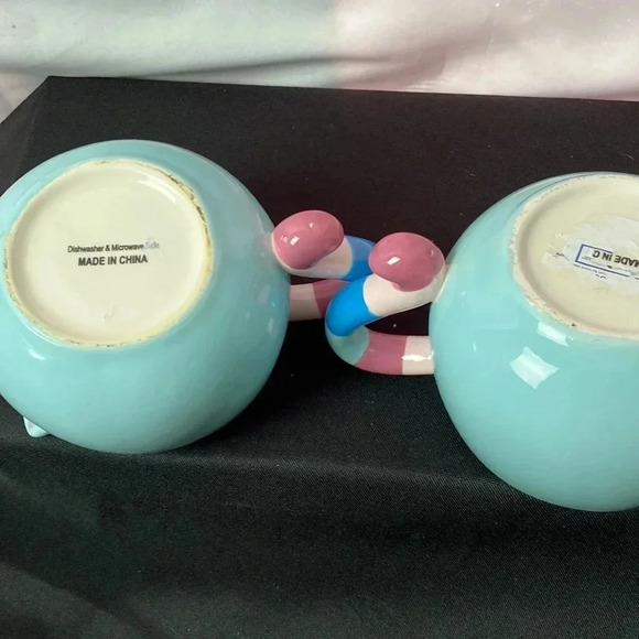 SET OF 2 WHIMSICAL UNICORN COFFEE/ TEA CUPS MEASURES APPROX 7”x 3”CLEAN … - Picture 7 of 9